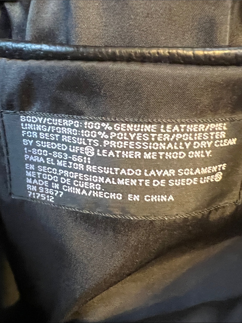 NEW j.ferrar Black Leather Sport Coat Blazer Soft XL - Picture 11 of 11